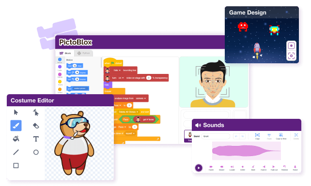 معرفی نرم افزار pictoblox پیکتوبلاکس - ایران استیم